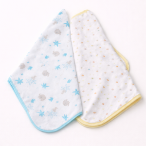 Baby Cotton Towel Set with Assorted Prints (2-Piece)